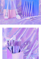 Fashion Hot  Sale Mermaid Makeup Brush Set Soft